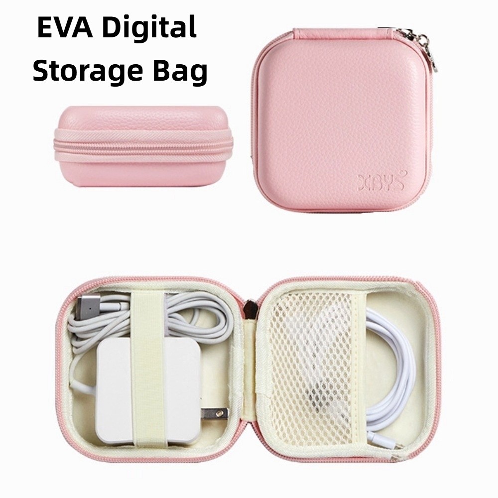 Cable Organizer Bag - Portable EVA Digital Storage Bag Dust-proof