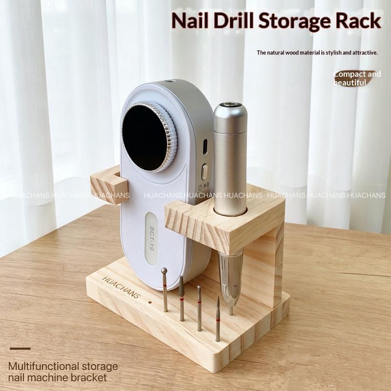 Portable Wooden Nail Drill Bit - Nail Tech Accessories 评论和价格