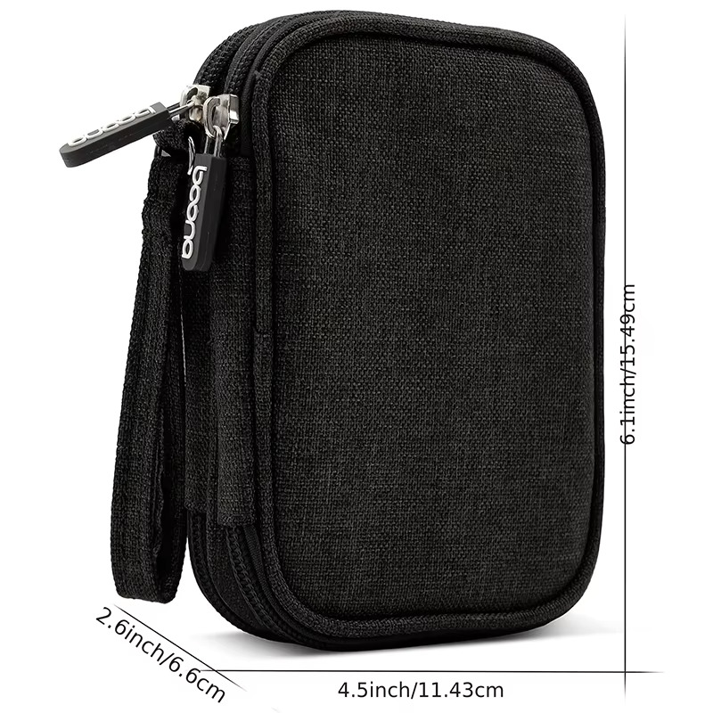 1PCS Grey/Black/Pink/Navy NEW  - Cable Organizer Bag 评论和价格