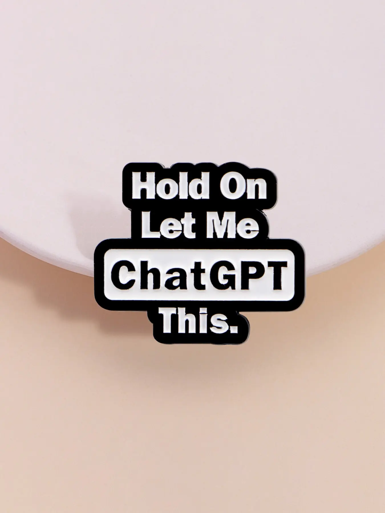 Chatgpt Enamel Pin Emblem Logo - Tech Accessories Logo Design 评论和价格