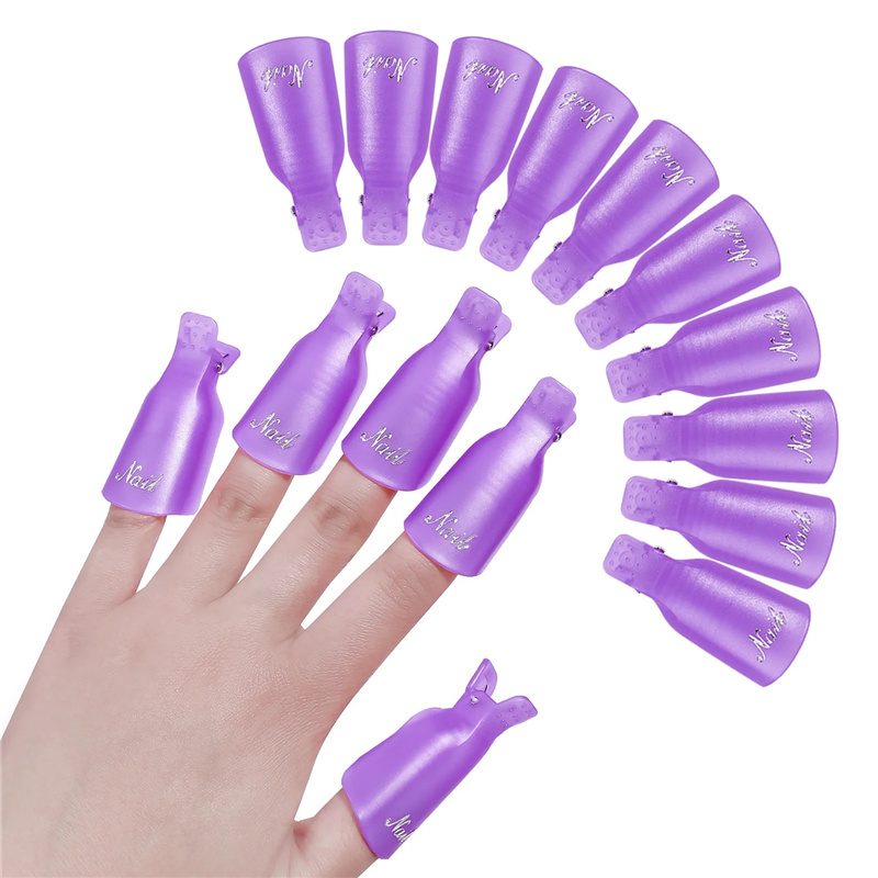 10Pcs Plastic Acrylic Nail Art - Nail Tech Accessories 评论和价格