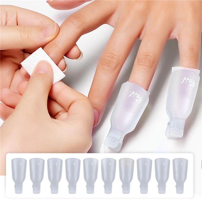 10Pcs Plastic Acrylic Nail Art - Nail Tech Accessories 评论和价格