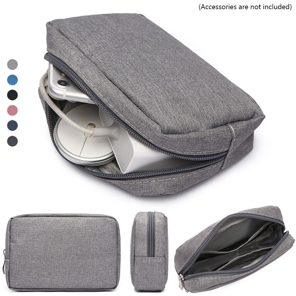 Portable USB Cable Earphone Or - Cable Organizer Bag 评论和价格