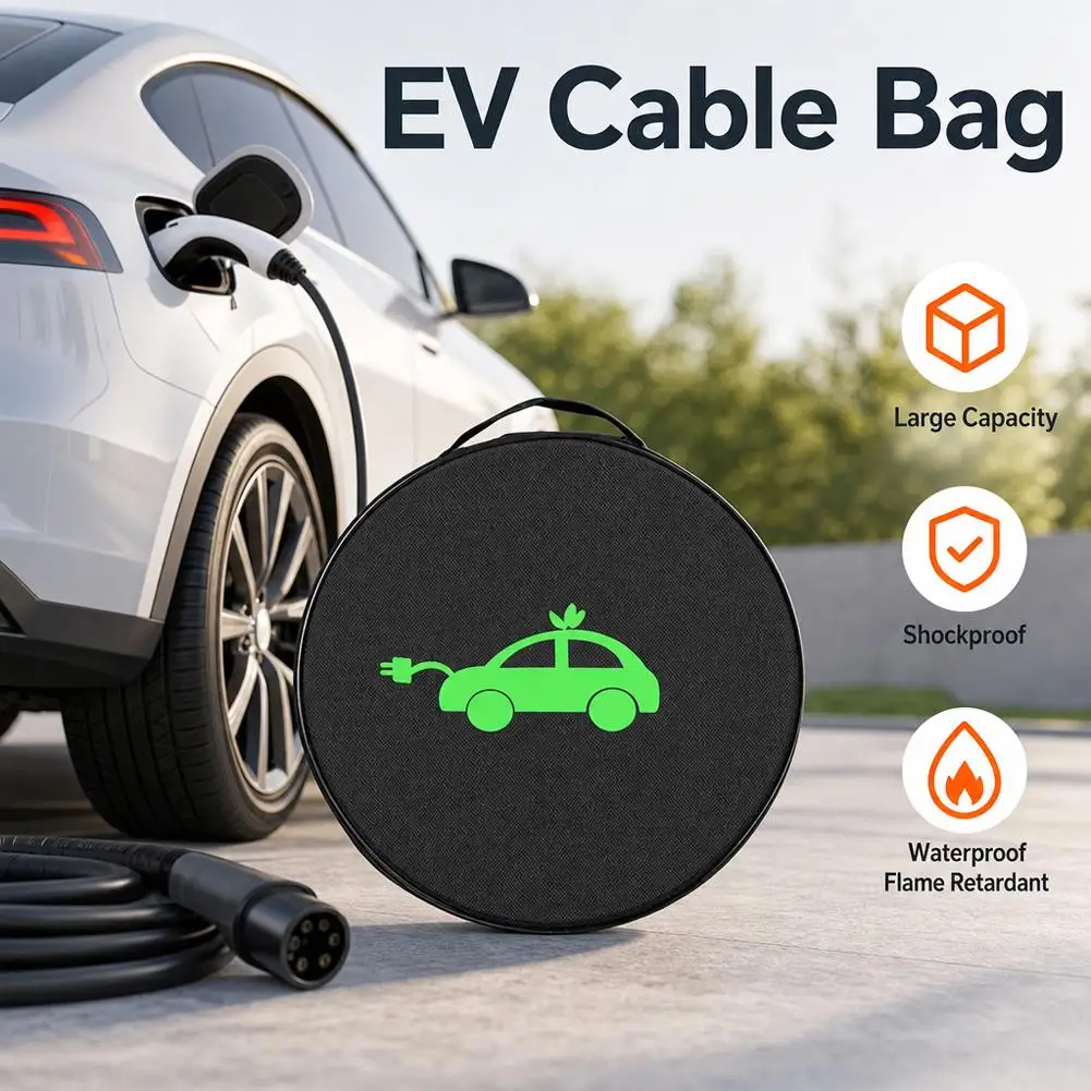 New Car Charger Storage Bag Ca - Cable Organizer Bag 评论和价格