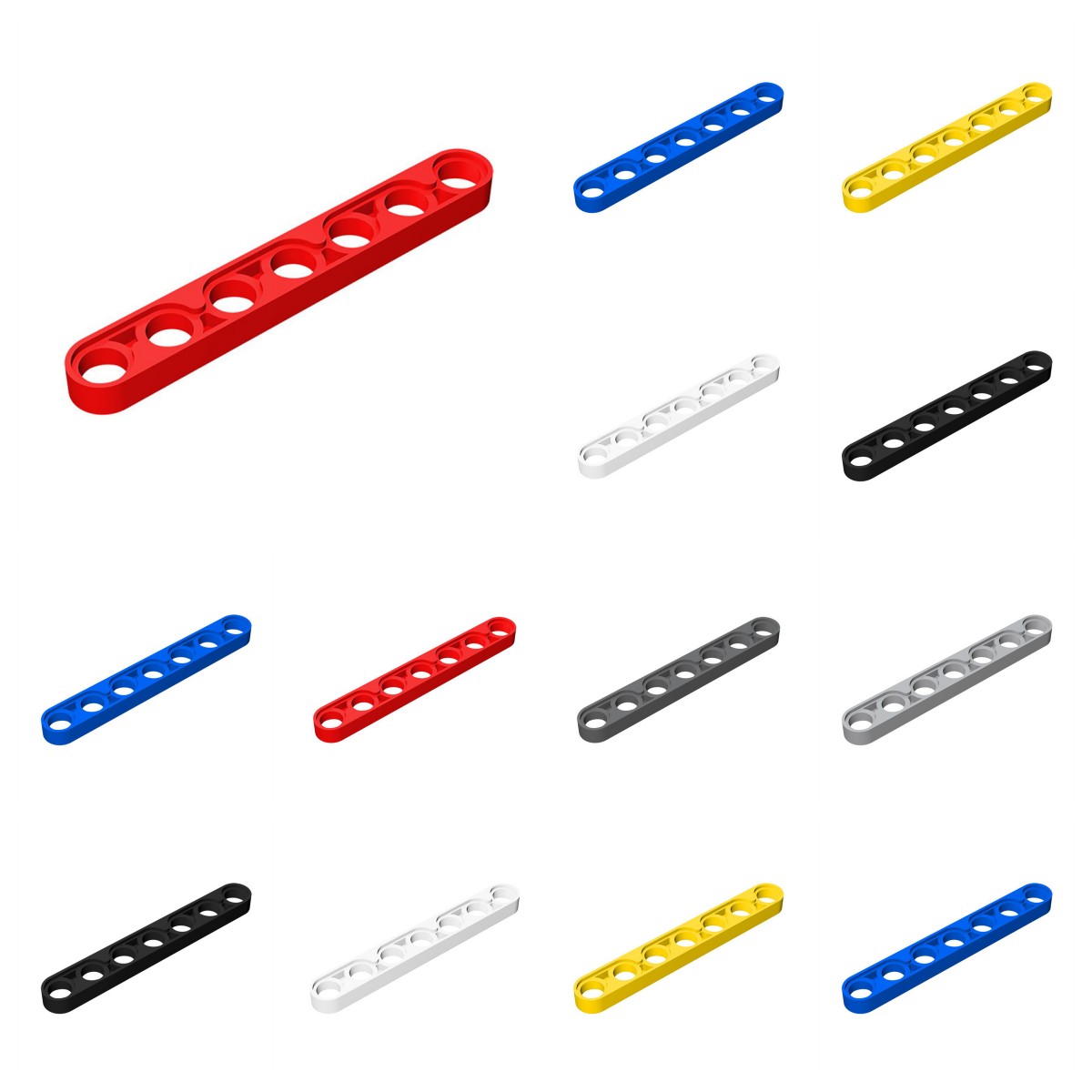 50pcs 32065 Liftarm Thin 1 x 7 - Tech Accessories Gifts 评论和价格