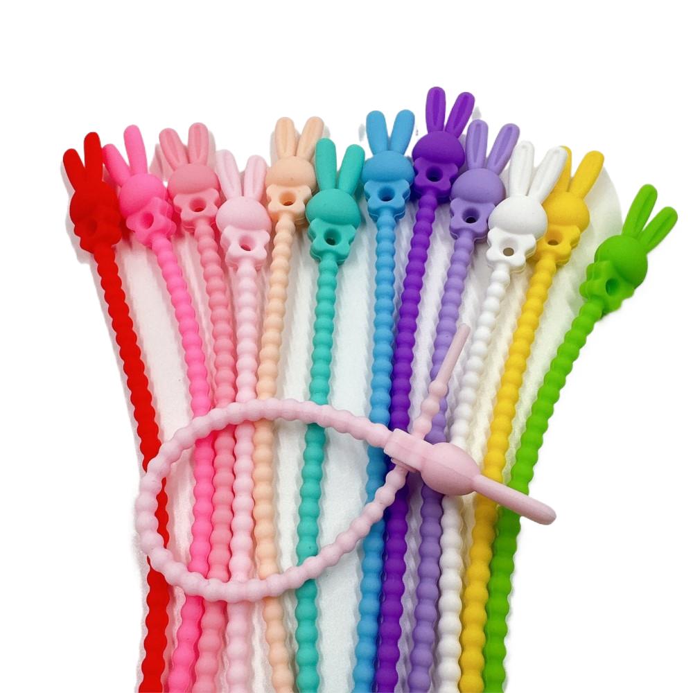 10Pcs Flower Star Silicone Cab - Cable Organizer Bag 评论和价格