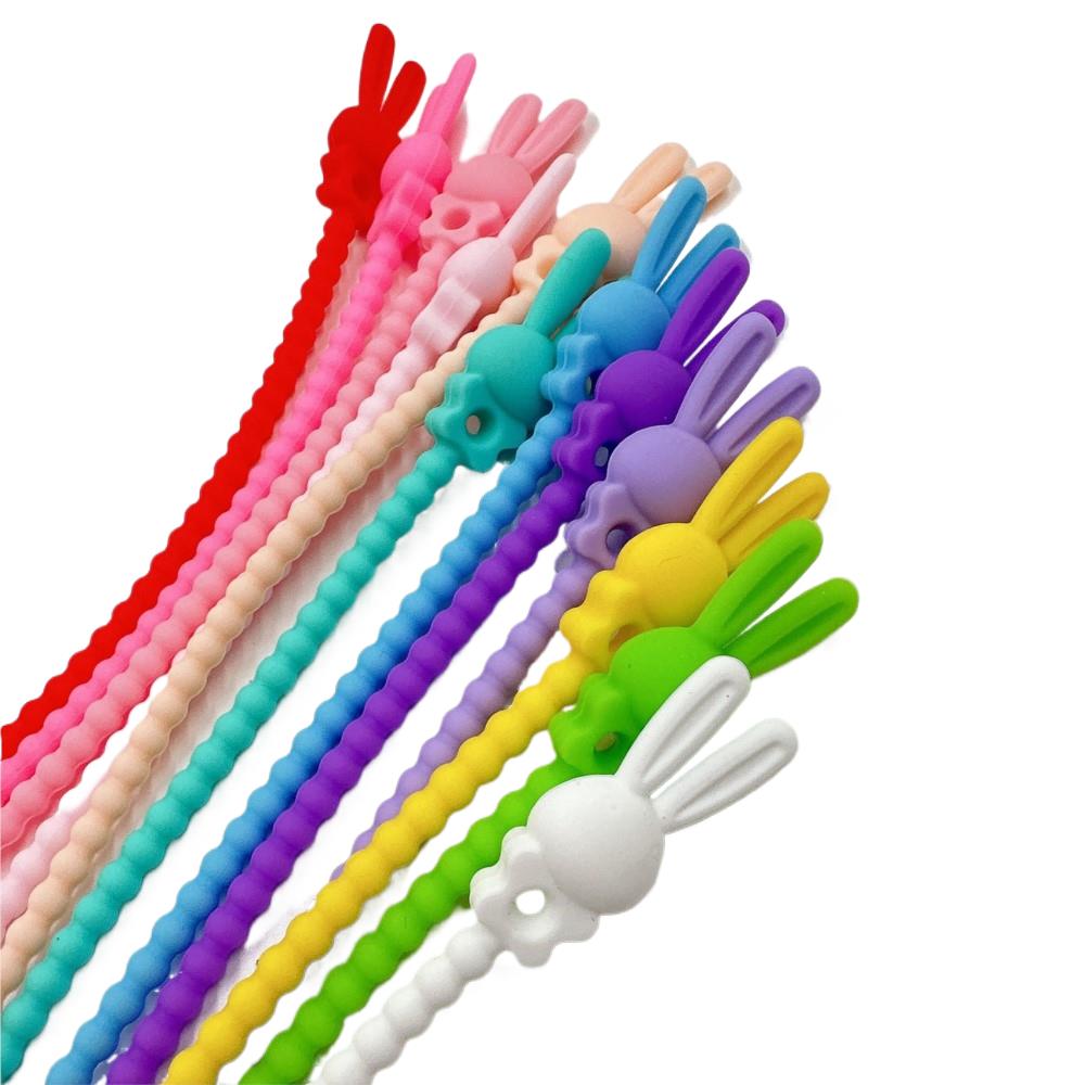 10Pcs Flower Star Silicone Cab - Cable Organizer Bag 评论和价格