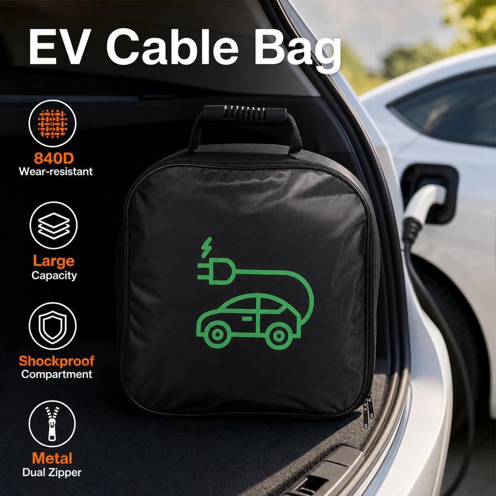 1pc Portable Waterproof EV Cha - Cable Organizer Bag 评论和价格